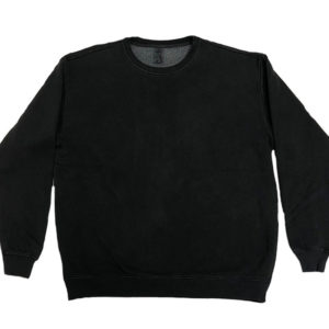 FLEECE CREW PULLOVER (UNISEX) <br />PIECE DYED (SOLID)