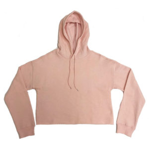 CROP HOODIE - PIECE DYED (SOLID)