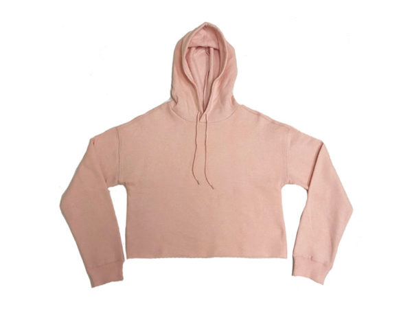 CROP HOODIE - PIECE DYED (SOLID)