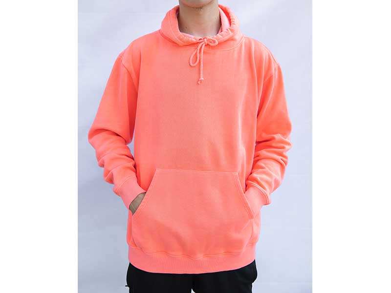 Neon peach hoodie clearance