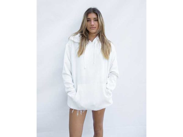 Fleece Hoodie (UNISEX)<br />Pigment Dyed - Image 4