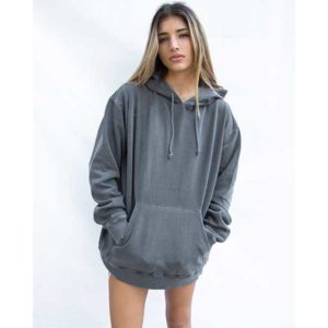 Fleece Hoodie (UNISEX)<br />Pigment Dyed