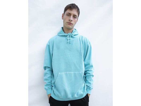 Fleece Hoodie (UNISEX)<br />Pigment Dyed - Image 6