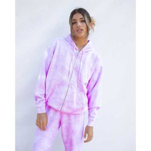 Fleece zipper hoodie & jogger set (unisex)